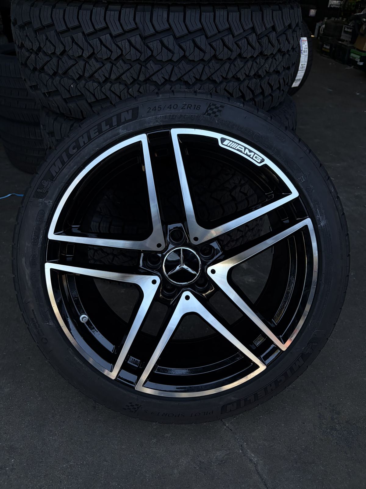 AMG wheel install
