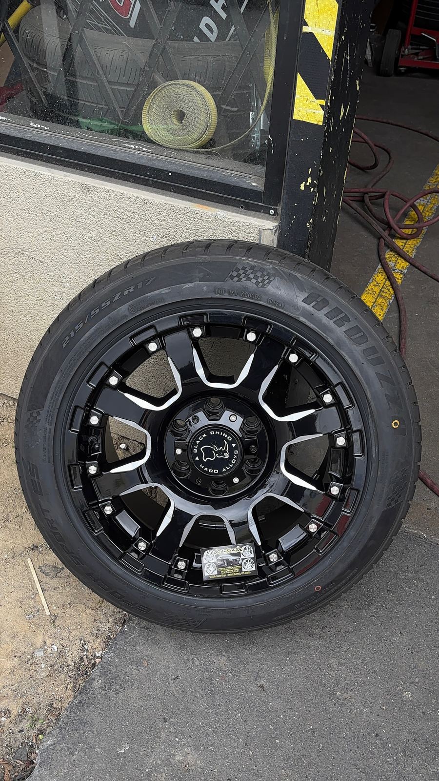 Off-road wheel setup